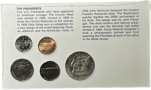 Living Presidents DC Quarter & JFK Dollar 2-Coin Set Togo