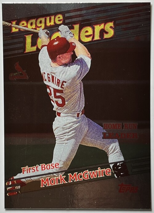 * 1998 Topps League Leaders - Mark McGwire - Baseball Card