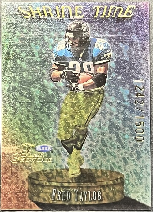 . 1999 Fleer/SkyBox Shrine Time Flair Showcase Football Card Fred