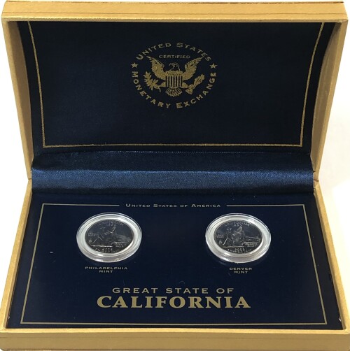 2005 (P&D) U.S. Washington Quarters 2 Coin Set Commemorating