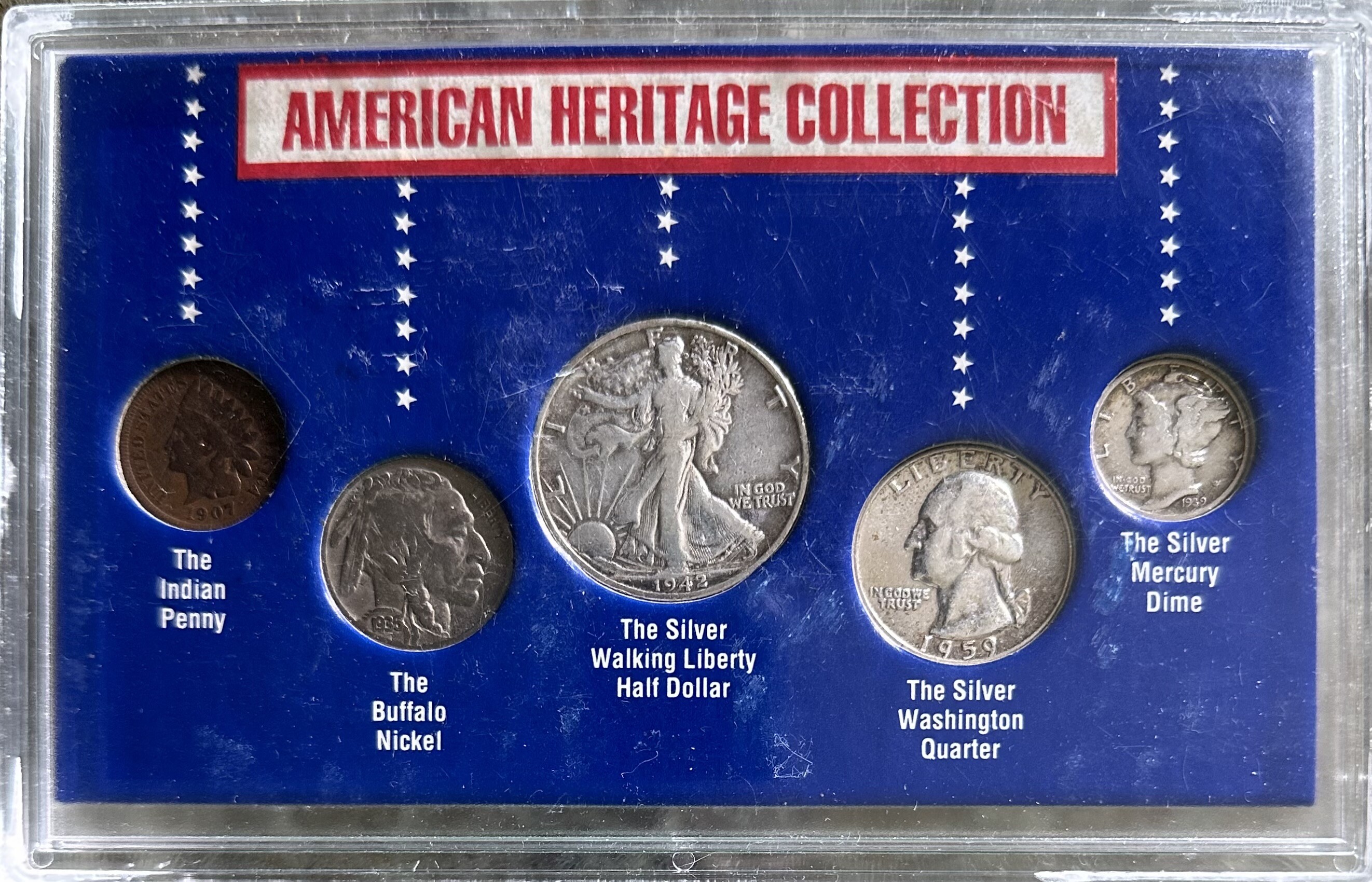 American Heritage Collection U.S. Minted Coin Set 5 Coins Total, 3