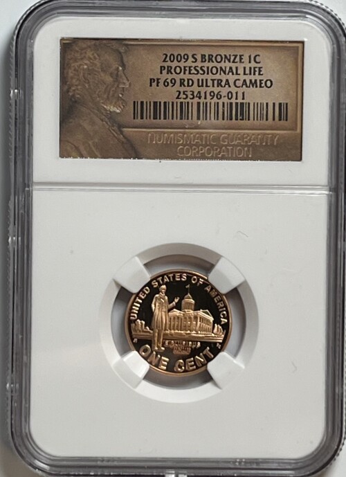 2009-S Bronze Lincoln Bicentennial Proof Cent Set – PF69 RD Ultra Cameo – 4 Coins NGC