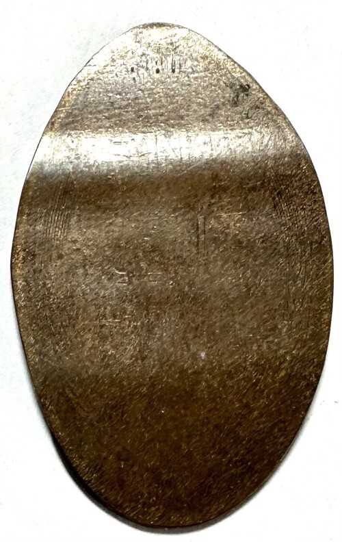 1915 Pan Pacific Expo "Frisco" Tower of Jewels Elongated Impressed