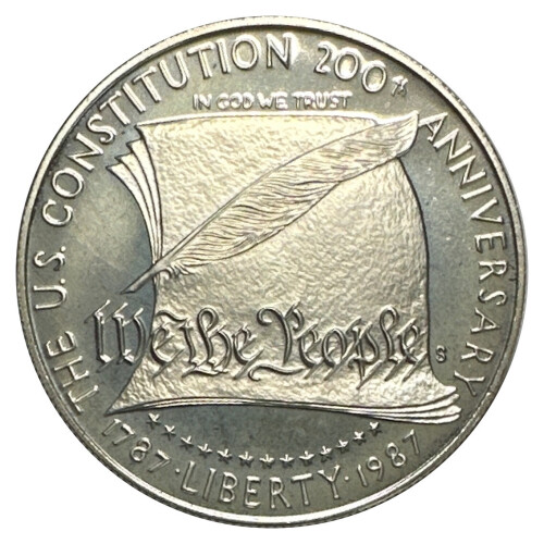 17871987 U.S. Silver 1 Dollar Commemorative Coin 200th Anniversary