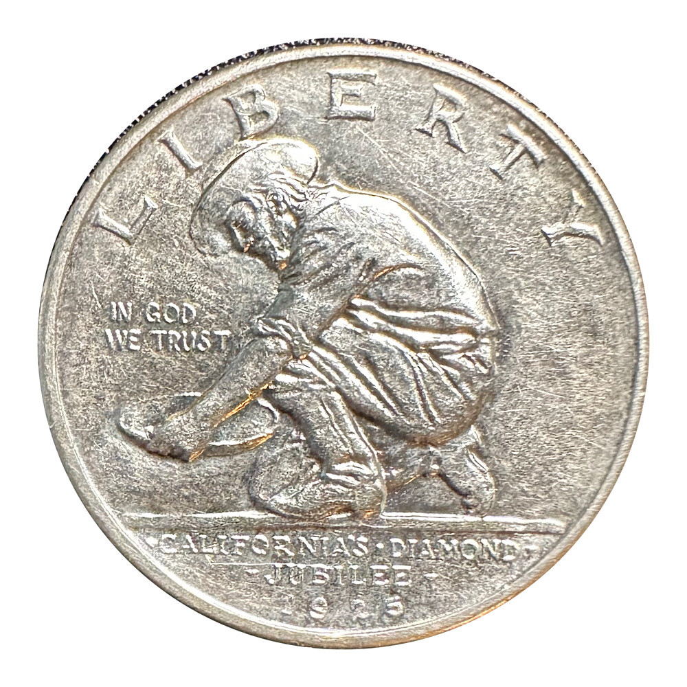 >1925S U.S. Silver California Diamond Jubilee Half Dollar Property Room