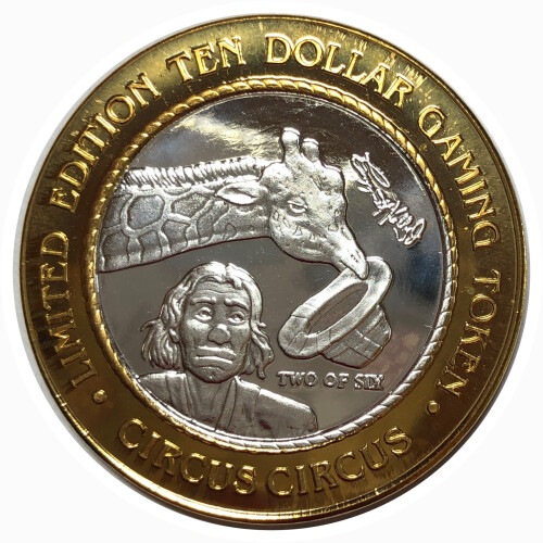 Silver Strike! Collector's Series $10 Silver Gaming Token - Circus