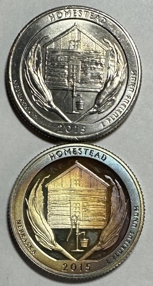 (2) 2015 (P & SSilver Proof) U.S. America the Beautiful Quarters