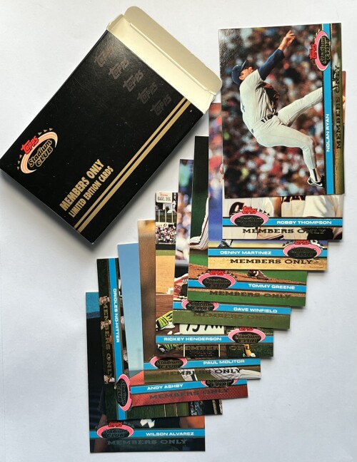 1991 Topps Stadium Club Members Only Limited Edition Cards 10