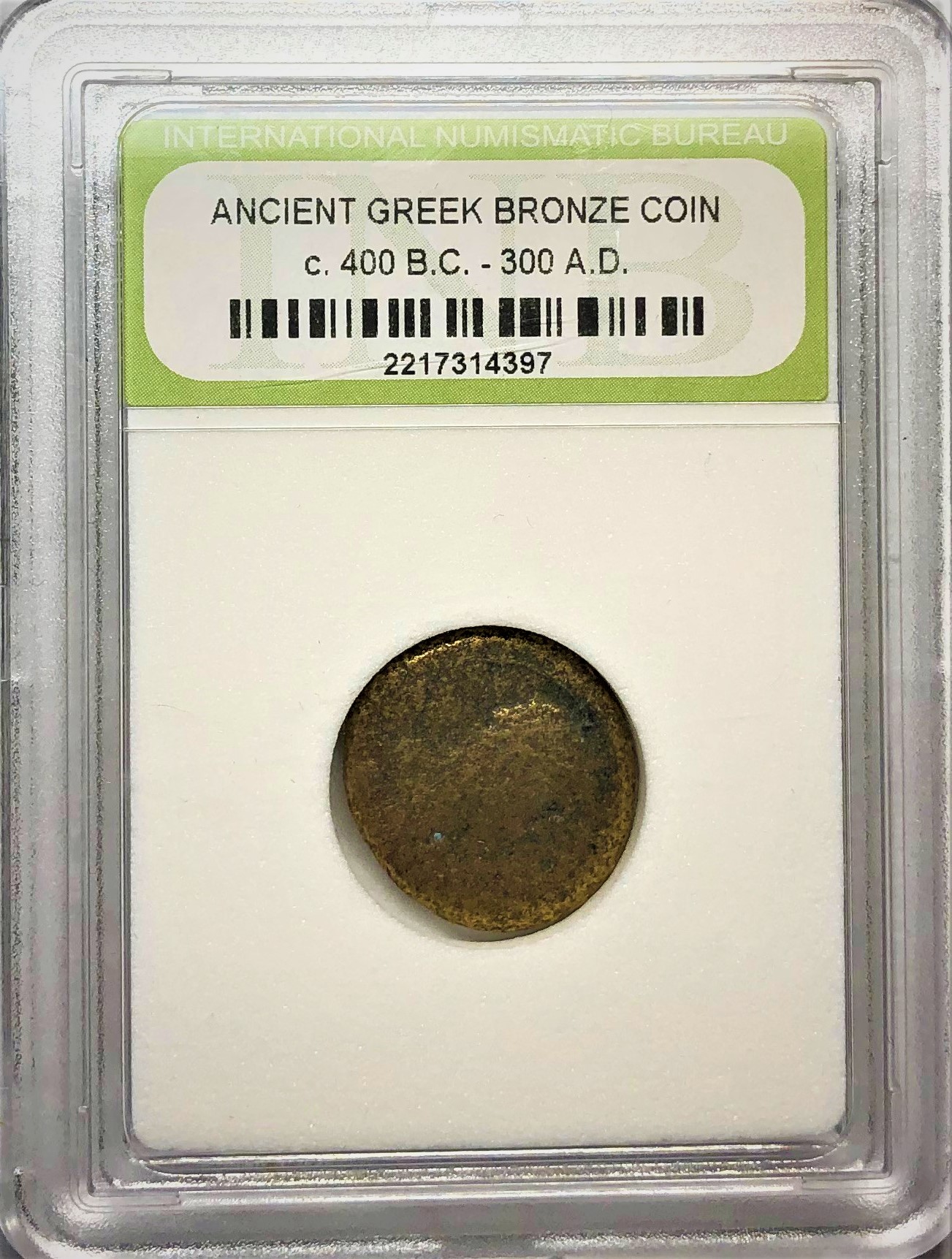 Ancient Greek Bronze Coin 400 Bc 300 Ad