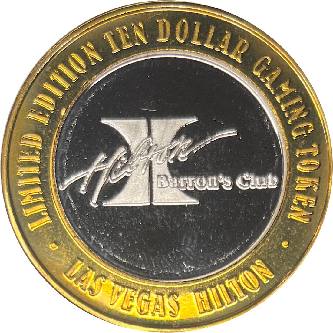 Silver Strike! .999 Silver Las Vegas Hilton Barrons Club Limited Issue