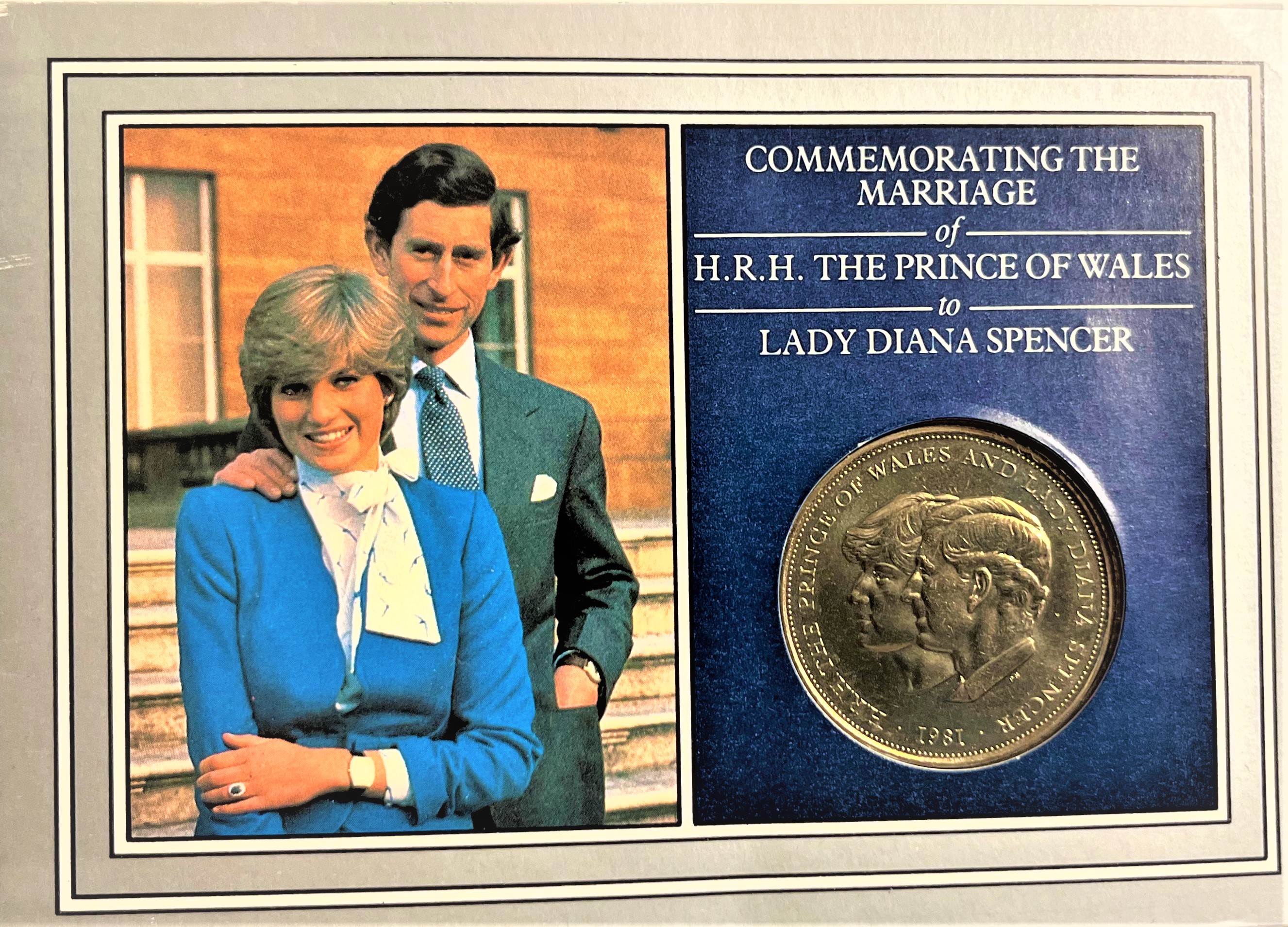 1981 Prince Of Wales & Princess Diana Commemorative Coin Property Room