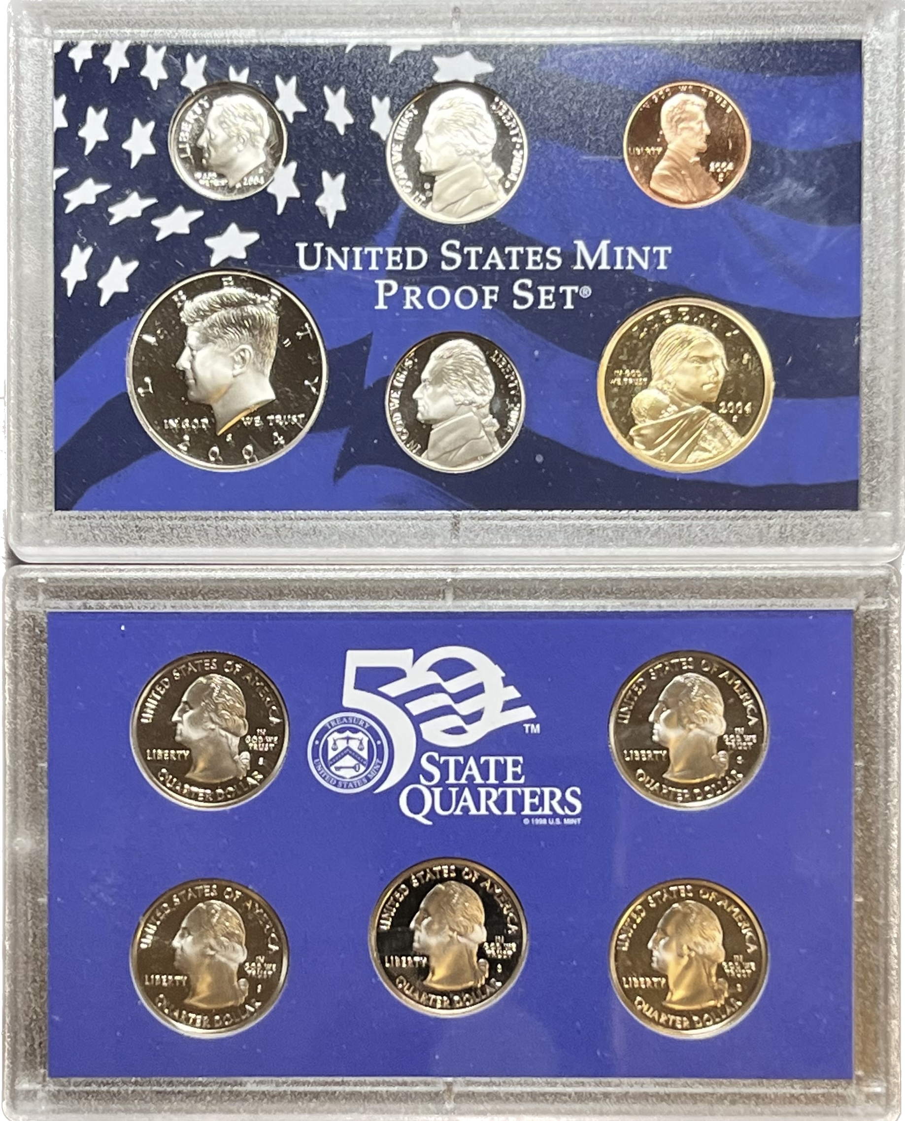 *2004-S United States Mint Proof Set - 11 Coins in Original Mint ...