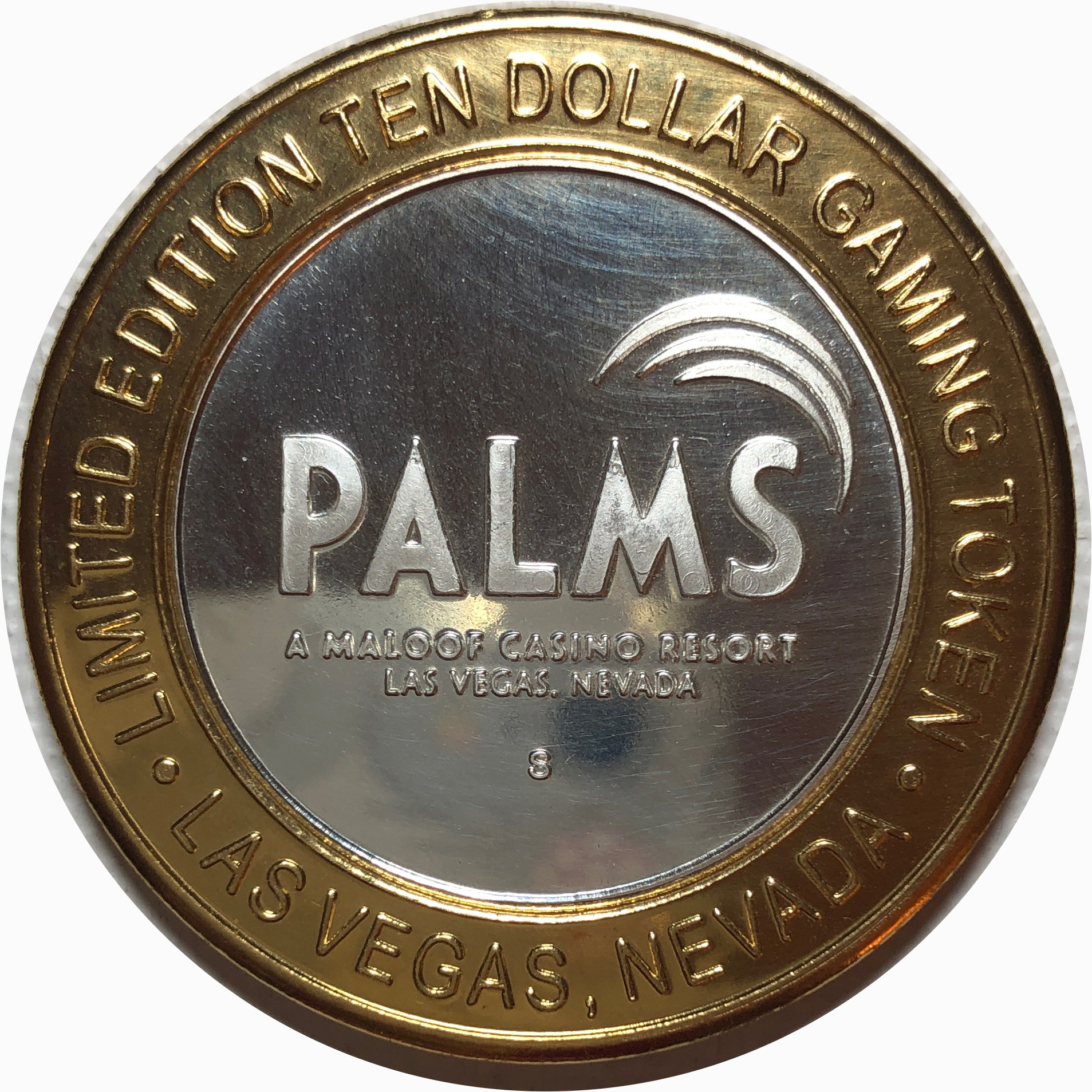 Silver Strike! Limited Edition 10 Silver Gaming Token Palms Casino