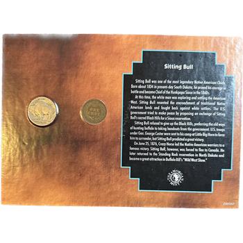 >Morgan Mint - America's Official Tribute to Native Americans - 1926 Buffalo Nickel and 1902 Indian Head Cent W/COA