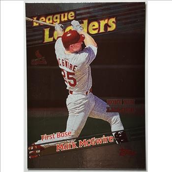 * 1998 Topps League Leaders - Mark McGwire - Baseball Card