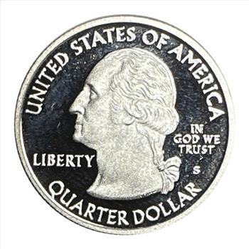 - 2009-S U.S. Silver Proof Washington Quarter - District of Columbia - Featuring Duke Ellington
