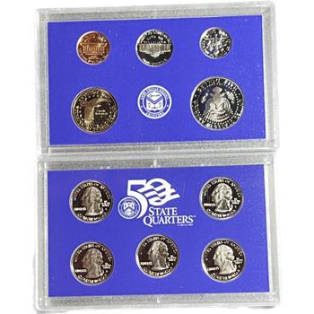 . 2001-S United States Mint Proof Set - 10 Coins in Original Mint Packaging with COA