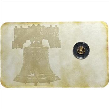 *  Symbols of Freedom -  American Bald Eagle - 14K Gold Replica Coin - 0.5 Grams - American Mint - One of 9,999