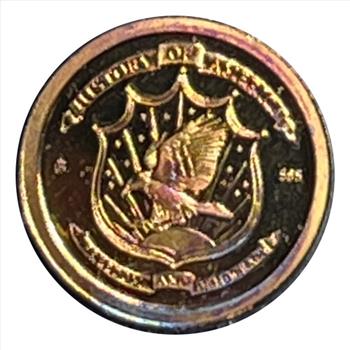 *  Symbols of Freedom -  American Bald Eagle - 14K Gold Replica Coin - 0.5 Grams - American Mint - One of 9,999