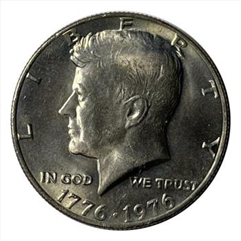 * 1976 U.S. Bicentennial Kennedy Half Dollar