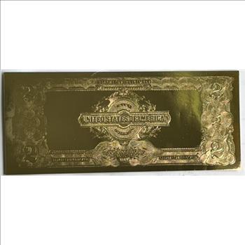 Year 2005 $2 Gold Certificate in 22 Kt. Gold with COA