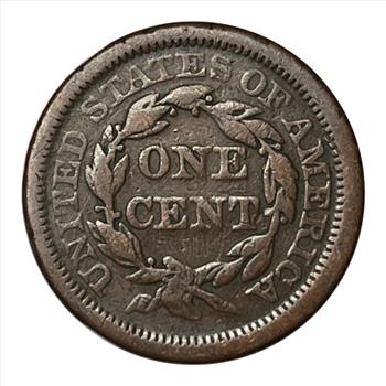 * 1850 U.S. Large One Cent Coin