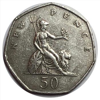 #1969 Great Britain 50 New Pence