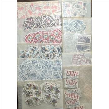 * Assortment of Cancelled US Postage Stamps - Various Denominations