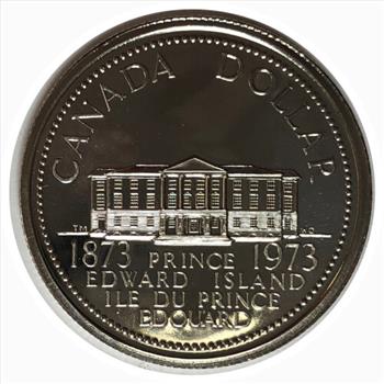 #1973 Canada One Dollar - Commemorating 100th Anniversary of Prince Edward Island - Brilliant Uncirculated