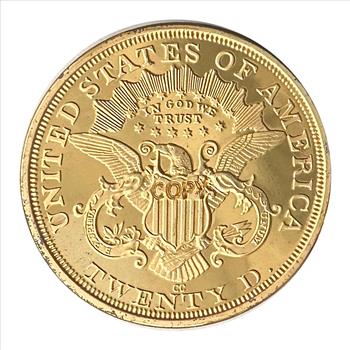1870-CC U.S. Liberty Head Twenty Dollar ($20) 