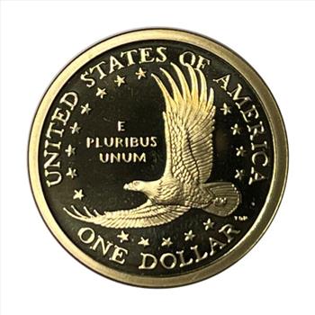 * 2003-S U.S. Mint Proof Sacagawea One Dollar - Edge Writing