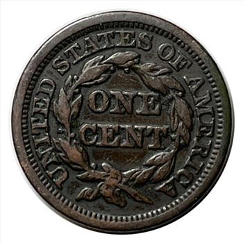 * 1845 U.S. Liberty Large One Cent