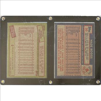 >1993 Liberia Nolan Ryan $1 Token Coin - Seven Career No Hitters and 1984 & 1985 Wade Boggs Red Sox Trading Cards Encased!