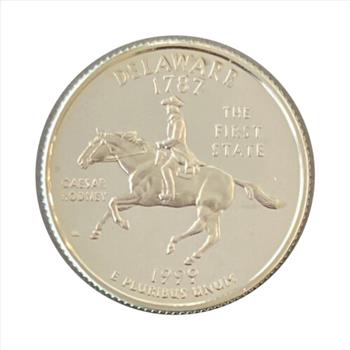 **1999-S US Silver Proof State Quarter - Delaware