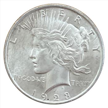 . 1923 US Silver Liberty Peace One Dollar ($1)