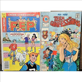* Archie Comic Group - PEP (Nov '80 No. 367) and Teen Confessions (Oct ...