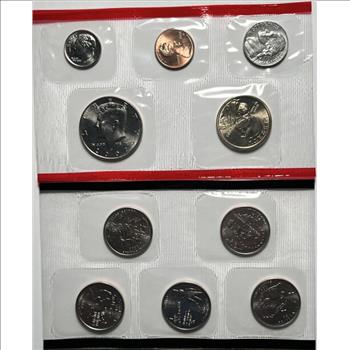* 2002-D U.S. Mint Uncirculated Coin Set - 10 Coins in Original Mint Packaging
