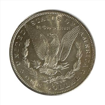 - 1879-S U.S. Silver Morgan Dollar - Reverse of 1879 - Lustrous