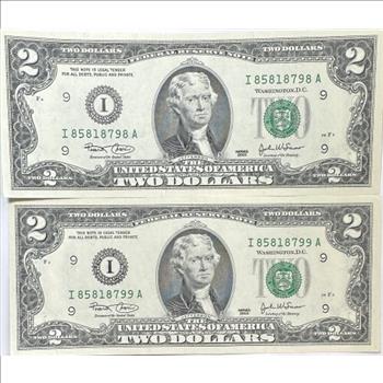 - 2003 Series U.S. Federal Reserve Two ($2) 