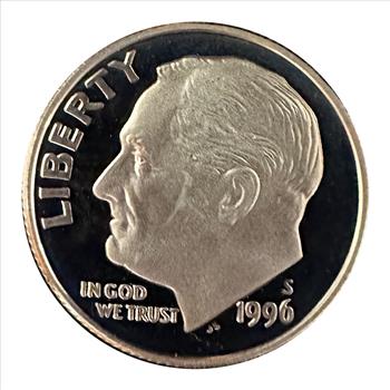 >1996-S U.S. Silver Proof Roosevelt Dime