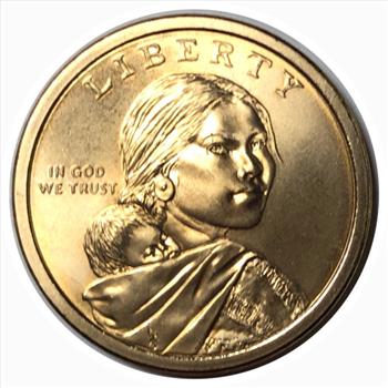 2009-D U.S. Native American One ($1) Dollar Uncirculated - Sacagawea on Obverse - Three Sisters