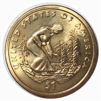 2009-D U.S. Native American One ($1) Dollar Uncirculated - Sacagawea on Obverse - Three Sisters
