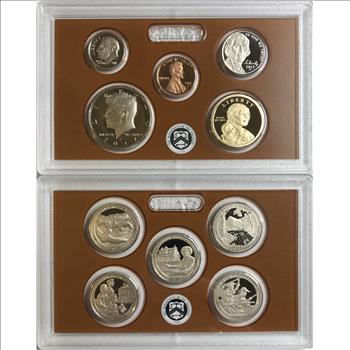 >2017-S U.S. Mint Proof Set - 10 Coins in Original Mint Packaging With COA