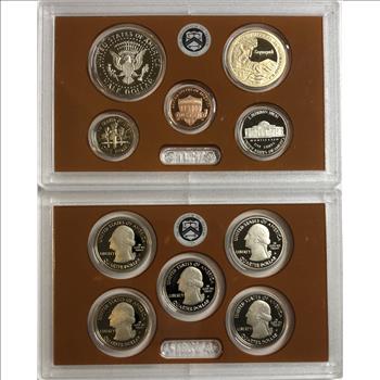 >2017-S U.S. Mint Proof Set - 10 Coins in Original Mint Packaging With COA