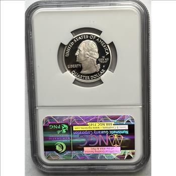 * 2009-S U.S. Silver Proof Washington State Quarter -  American Samoa - PF69 Ultra Cameo by NGC