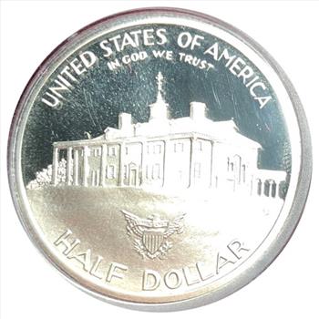 *1732-1982 US Silver Proof Commemorative George Washington Half Dollar - Boxed with COA