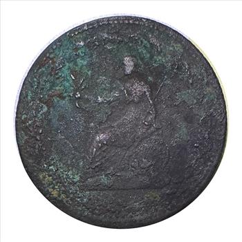 1815 Canada Spread Eagle - RARE - Half Penny Token - Counter-Clockwise Wreath