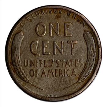 . 1909 U.S. VDB Lincoln Wheat One Cent