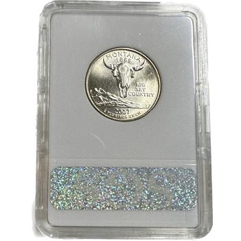 >2007-D U.S. Washington State Quarter Montana - SGS Certified MS70