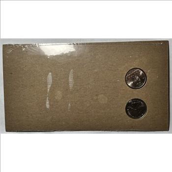 * 2001 (P&D) Vermont Quarter Dollar 1st Day Cover-2 Quarters & 34 c. Statue of Liberty Stamp-Freedom & Unity (and Maple Syrup)